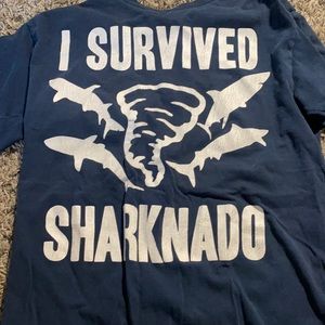 i survived sharnado blue shirt😫